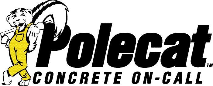 Logo for "Polecat Concrete On-Call"